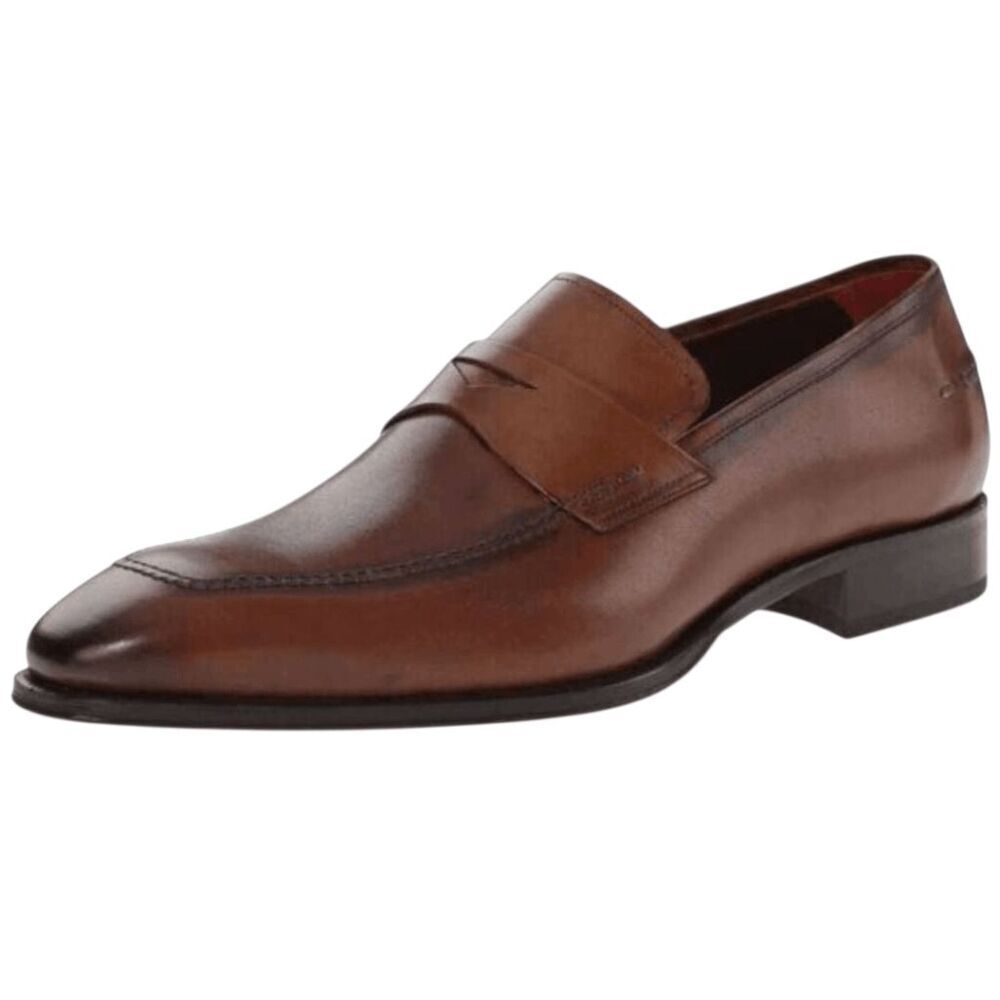 MEZLAN Toulon Brown Leather Loafer Size 11M